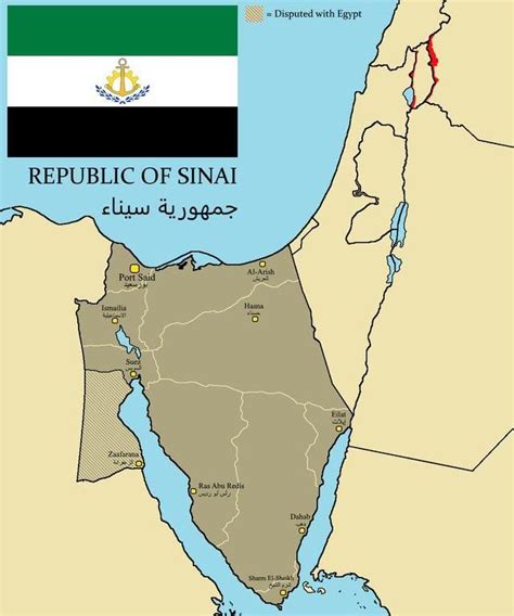 UK And France Separated The Canal Zone And Sinai Peninsula From Egypt