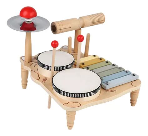 Conjunto De Bateria Infantil Brinquedos Musicais Presente Frete grátis