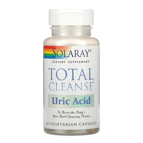 URBAN | Solaray Total Cleanse Uric Acid 60 Vegetarian Caps - URBAN