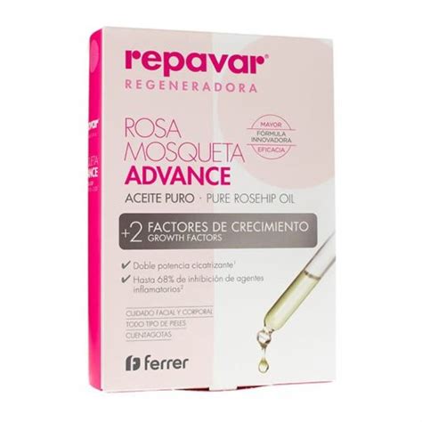 Repavar Regeneradora Aceite Puro De Rosa Mosqueta Advance