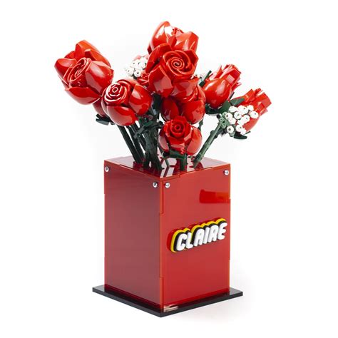 Acrylic Display Case For LEGO Bouquet of Roses 10328 - Laser Frame