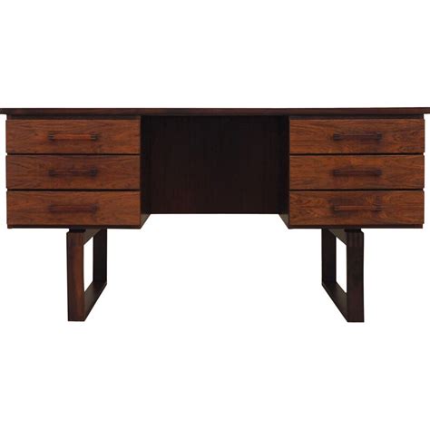 Bureau Vintage En Palissandre Par Torben Valeur Et Henning Jensen