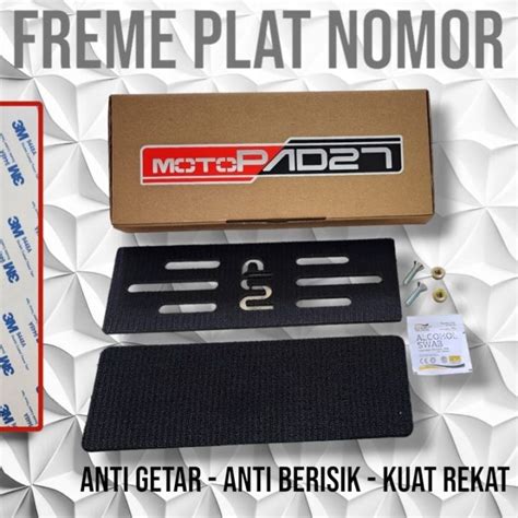 Dudukan Plat Nomor Motor Frameless Plat Universal Bisa Semua Motor