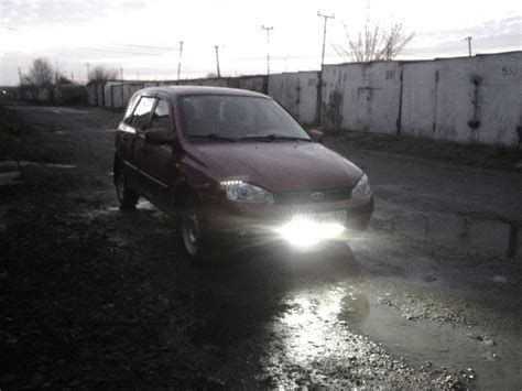 Установка ДХО — Lada Калина Универсал (1G), 1,6 л, 2010 года ...