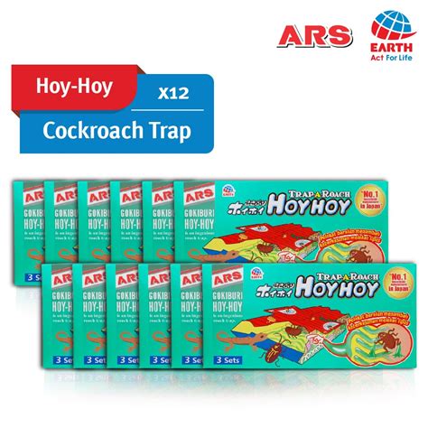 Ars Hoy Hoy Trap A Roach X Eliminates Cockroach Strong Sticky Glue