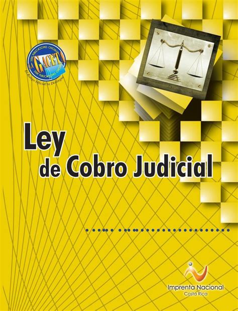 Ley De Cobro Judicial Imprenta Nacional Freelibros