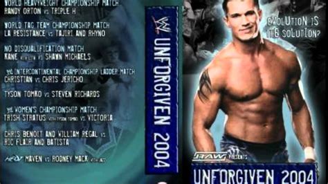 Wwe Unforgiven 2004 Theme Song Fullhd Youtube