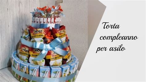 TORTA COMPLEANNO PER BIMBI TUTORIAL MERENDINE SUCCHI DI FRUTTA PATATINE