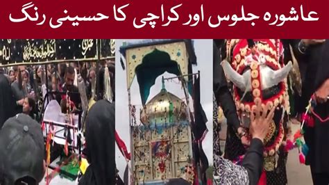 Color Of Karbala In Ashura Juloos Taboot Alam Zuljanah 10