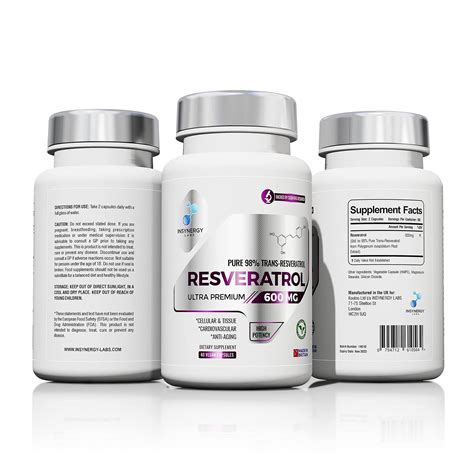 Ultra Premium Resveratrol Mg Highest Strength Trans Resveratrol In