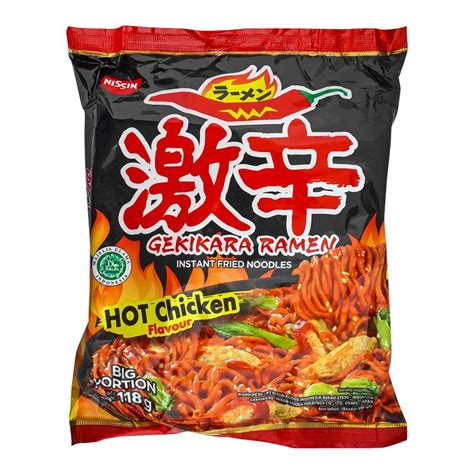 Buy Nissin Ramen Hot Chicken Noodles, 118g Online at Special Price in ...