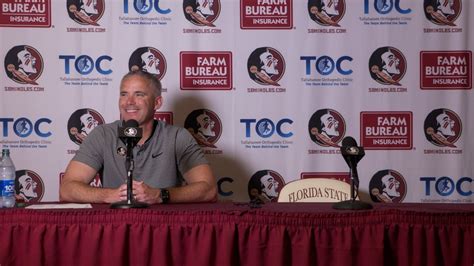 Fsu Football Mike Norvell Press Conference Spring Showcase Youtube