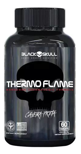 Thermo Flame Queimador De Gordura Seca Barriga Black Skull