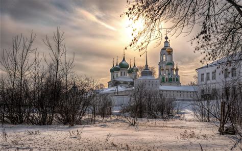 Amazing Orthodox Churches In Winter wallpaper | nature and landscape ...