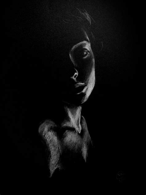 Black Paper Charcoal Drawing at Vincent Womack blog