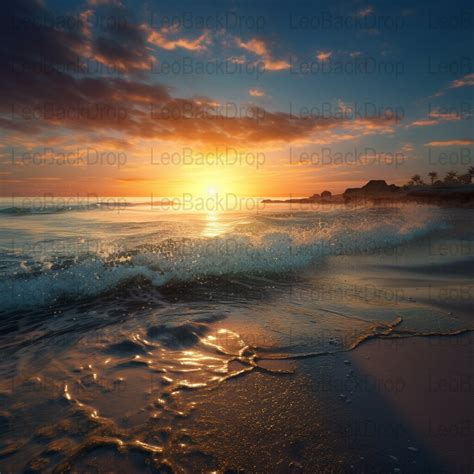 Beach Sunset Backdrop Pack 2, High Resolution, Digital Photography ...