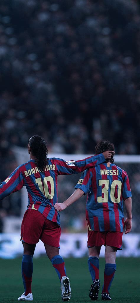 Messi And Ronaldinho Wallpaper