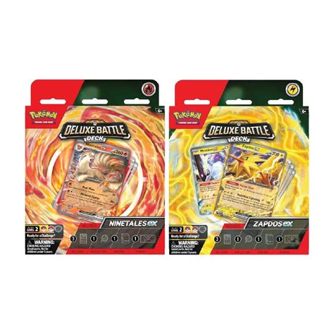 Pokemon Ex Deluxe Battle Deck Zapdosninetales Pokepower