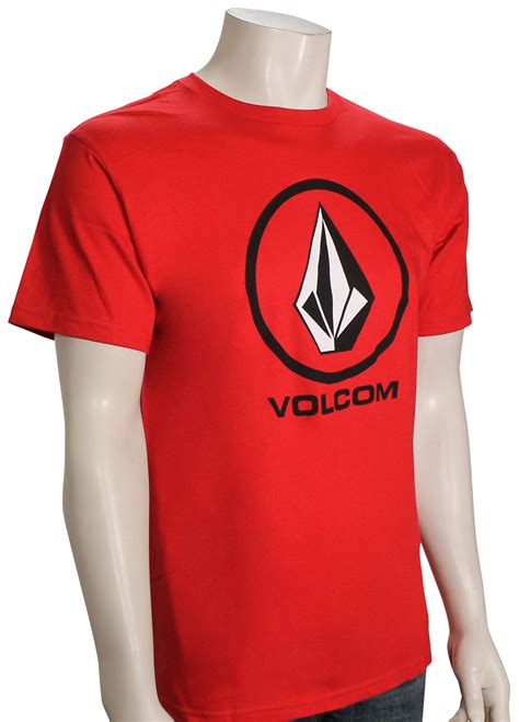 Volcom Crisp Stone T Shirt Ribbon Red