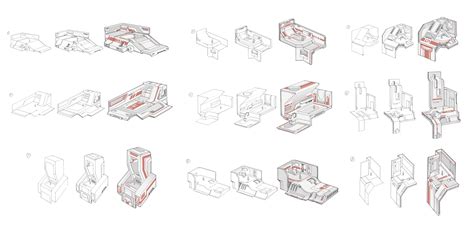 ArtStation - sci-fi props 练习