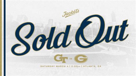 Tickets Sold Out for Clean, Old-Fashioned Hate – Baseball — Georgia Tech Yellow Jackets