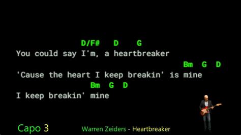 Warren Zeiders Heartbreaker Lyrics Chords Vocals Youtube