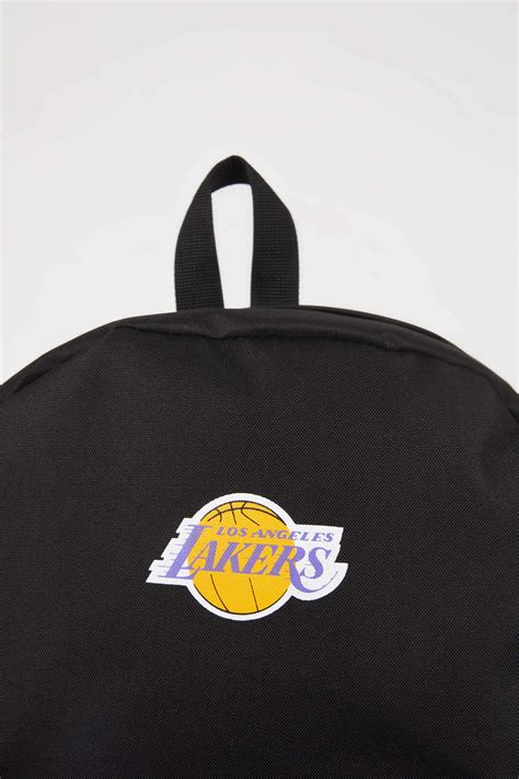 Black Man Men Defacto Fit Nba Los Angeles Lakers Licensed Backpack