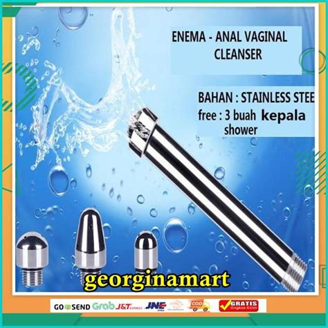 Jual D Anus Cleanser Jet Anal Vaginal Pembersih Shower Stainless Enema Berkhasiat Shopee