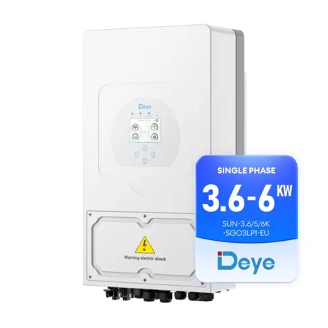 Deye Residential Off Grid Single Phase Solar Inverter 3kw 5kw 6kw EU