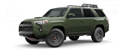 2020 Toyota 4runner Trd Pro Colors