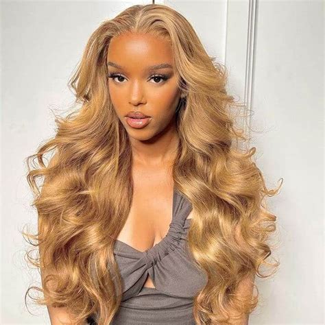 Honey Blonde Body Wave Wear Go Wig X Lace Closure Density Color Glueless Wig