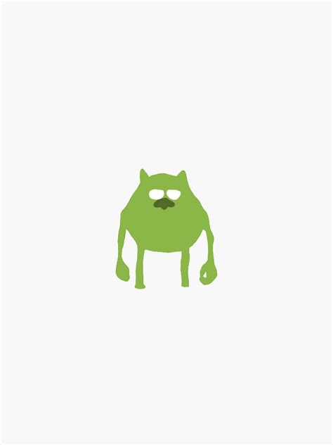 Mike Wazowski Meme Sticker For Sale By Isa Shey Redbubble