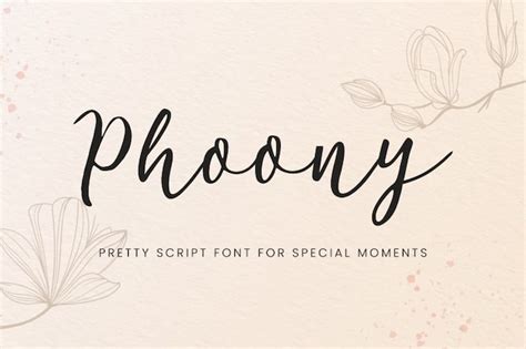 Phoony Script Font | Free Download on Freepik