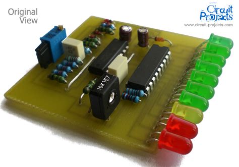 Free Electronic Circuit Collection: VU LED Indicator Schematic