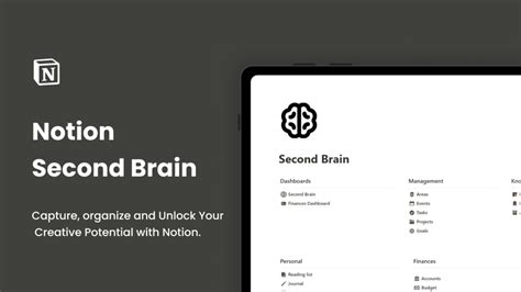 Best Second Brain Templates For Notion Inspiration Productivity For