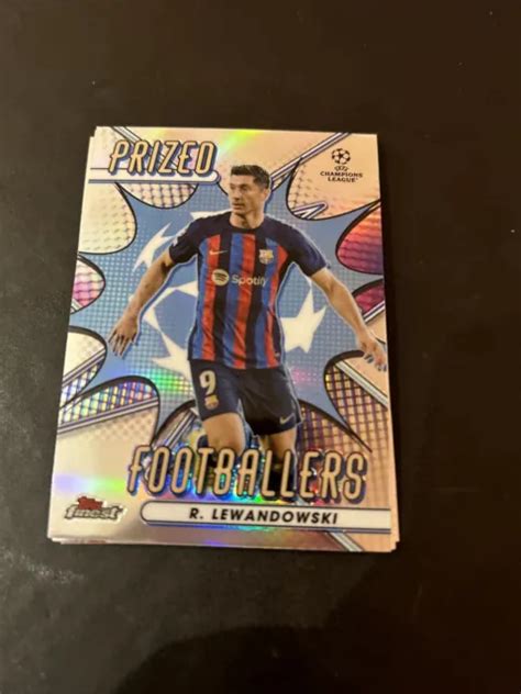 Robert Lewandowski Prized Footballers Topps Finest Ucc