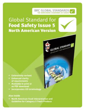 Fillable Online Global Standard For Food Safety Qmi Sai Global Fax