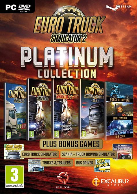 Euro Truck Simulator 2 Platinum Collection Dvd Rom For Windows