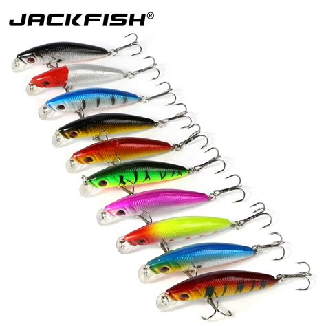 Jackfish Artificial Baits Minnow Fishing Lure 10pcs Lot 9cm 7g Fishing