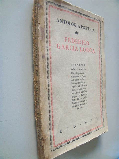 Antolog A Poetica De Federico Garcia Lorca By Federico Garc A Lorca