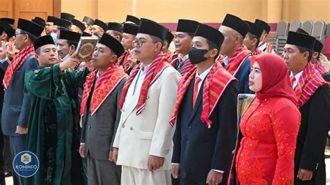 Pengambilan Sumpah Janji Panitia Pemilihan Kecamatan Ppk Se Kabupaten