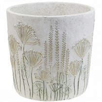 Floristik24 it Fioriera Vaso da fiori in ceramica oro bianco Ø17 5cm