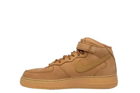 Las Mejores Ofertas En Nike Air Force 1 07 Mid Flax Ebay