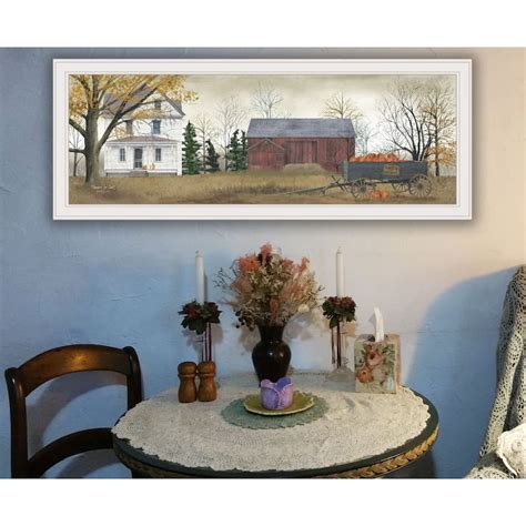 Trendydecor4u Farmhouse Pumpkins For Sale Framed Print Wall Art By