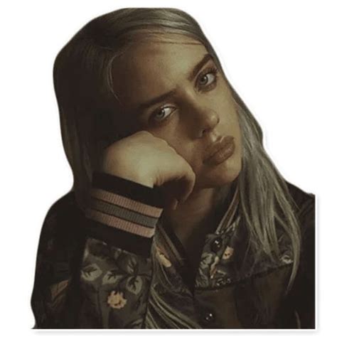 Billie Eilish Stickers Set For Telegram