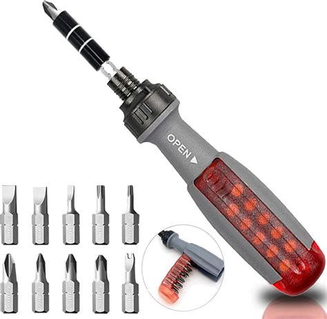 In Multi Portable Screwdriver Tools Set With Led Torch Led