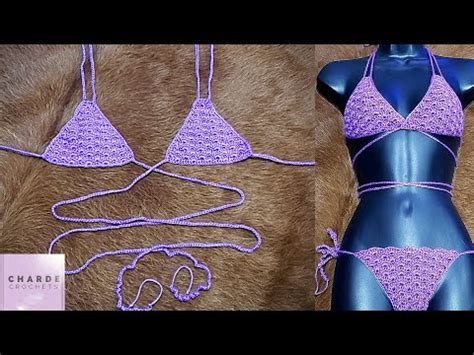 Crochet Shell Stitch Bikini Top Tutorial Valencia Bikini Top Youtube