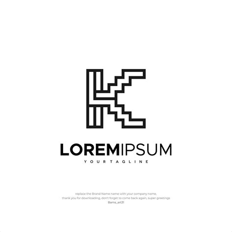 logo letter kk vektor logo template illustration creative design
