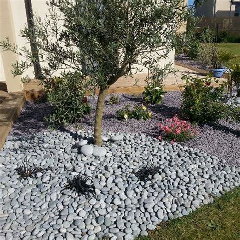 Que Mettre Sur Une Toile De Paillage Des Cailloux Des Graviers