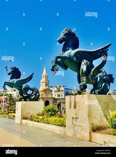 Old Town Cartagena Stock Photo - Alamy